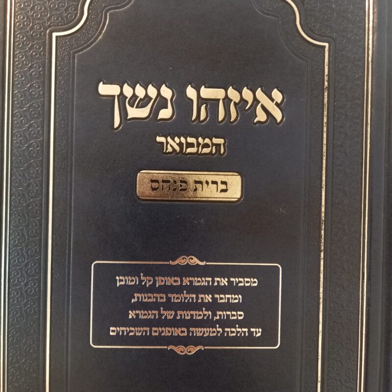 פרק איזהו נשך עם פירוש של רב פינחס וינד