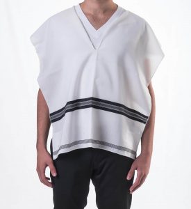 Petit talit en laine, taille 5/6/7/8, sans tzitzit